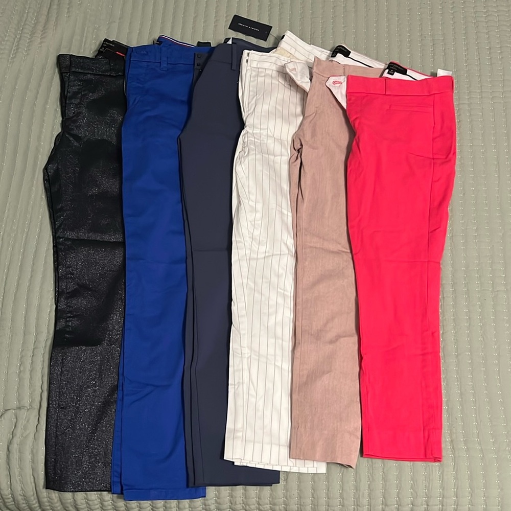 Pants Set - Black, Blue, Navy, White, Tan, Pink